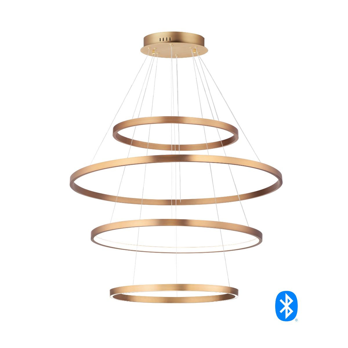 Groove 4-Tier LED Pendant WiZ - Bees Lighting