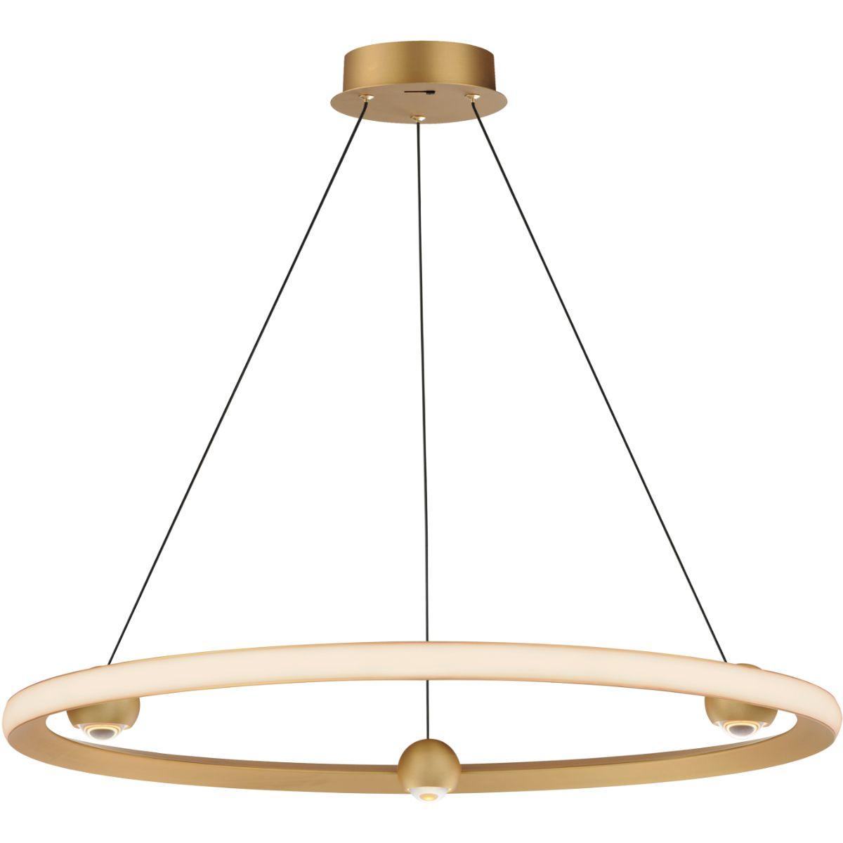 Nodes 32 in. LED Pendant Light Selectable CCT - Bees Lighting