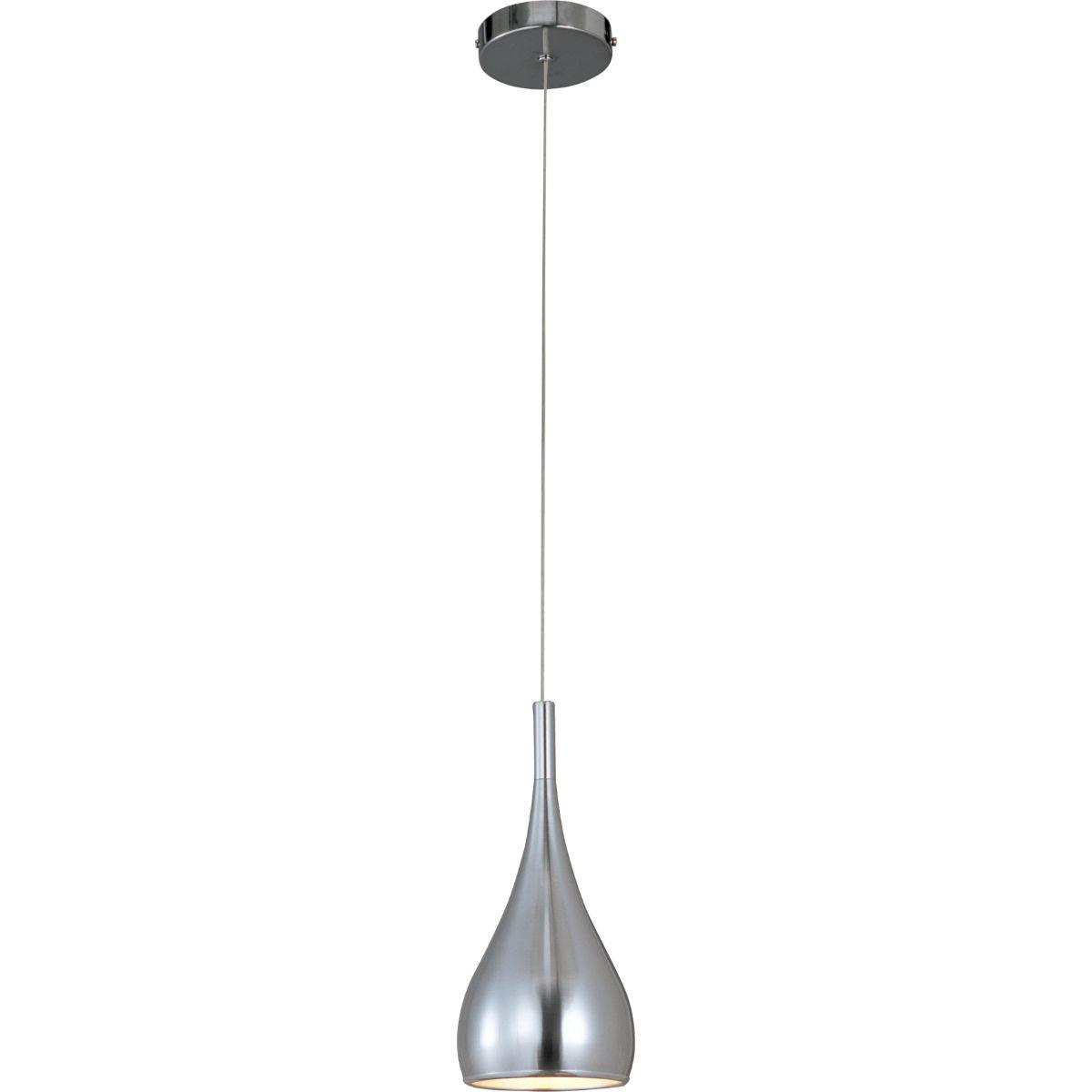 Teardrop 7 in. Pendant Light Nickel Finish - Bees Lighting