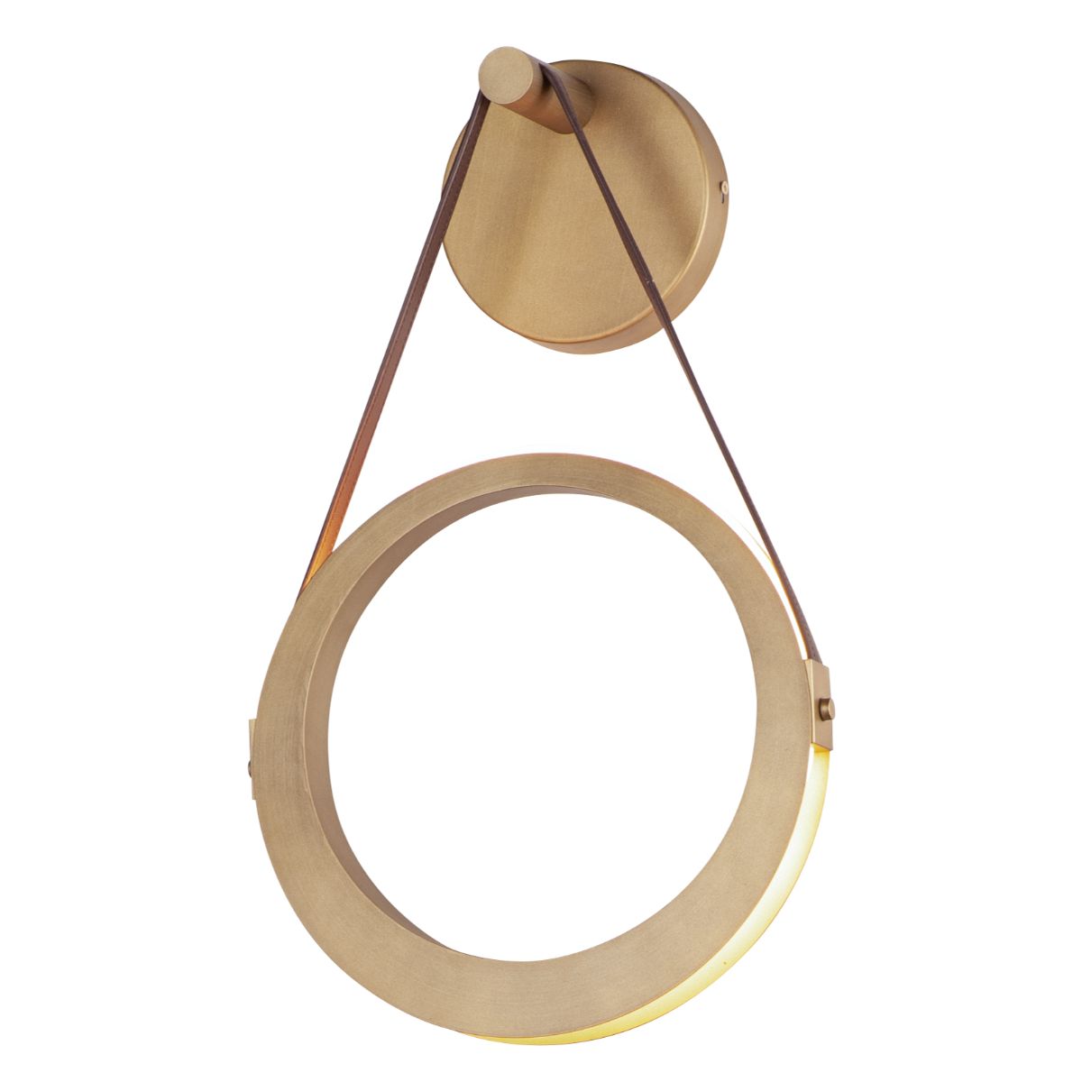 Tether 21 in. LED Armed Sconce Brass Finish
