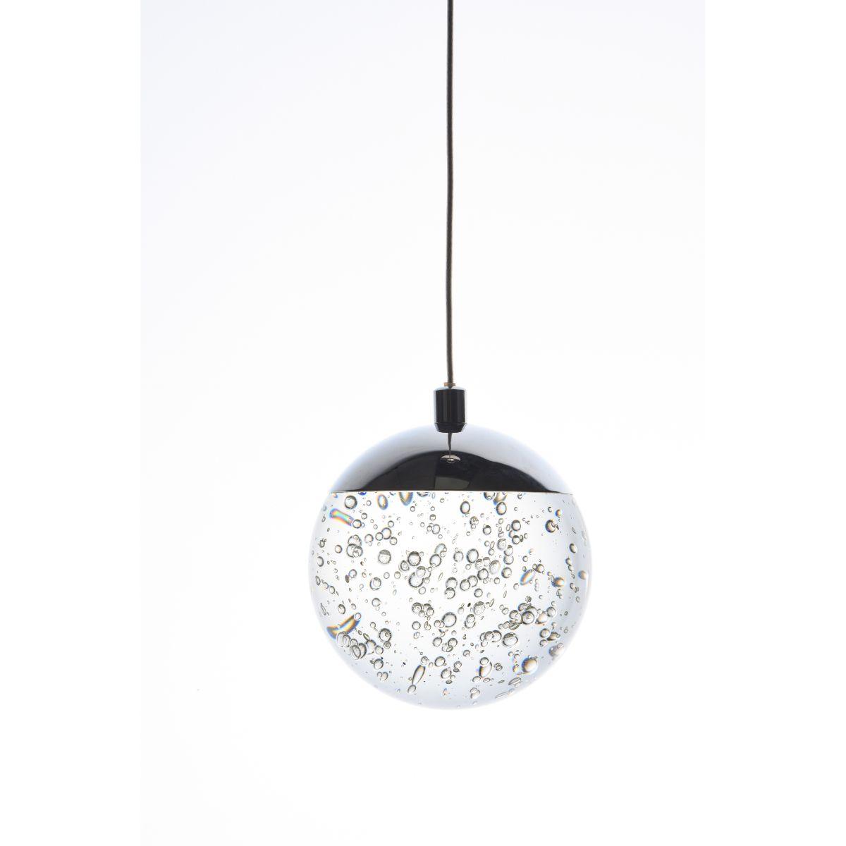 Orb II 6 in. LED Pendant Light Chrome finish - Bees Lighting