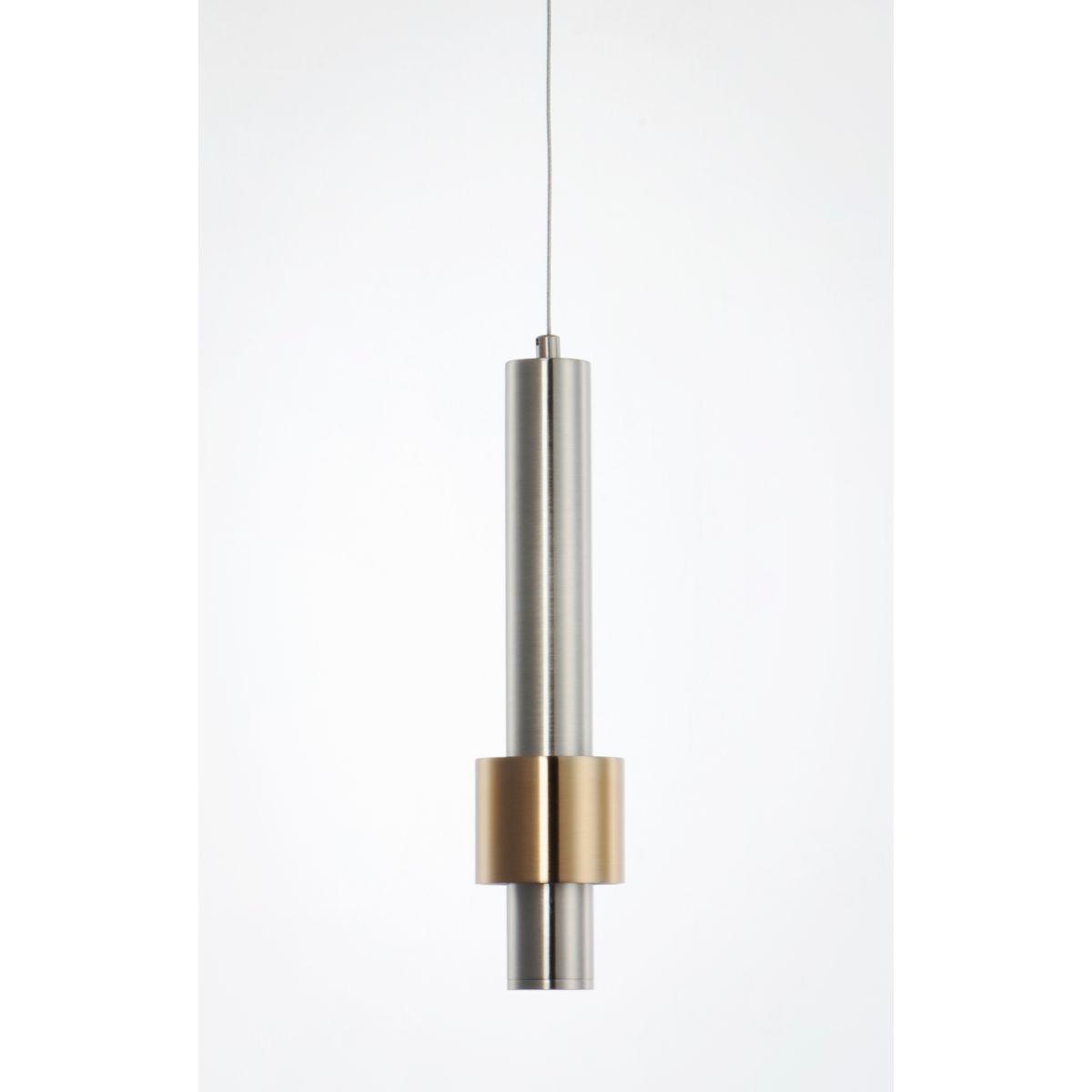 Reveal 3 in. LED Pendant Light Nickel finish