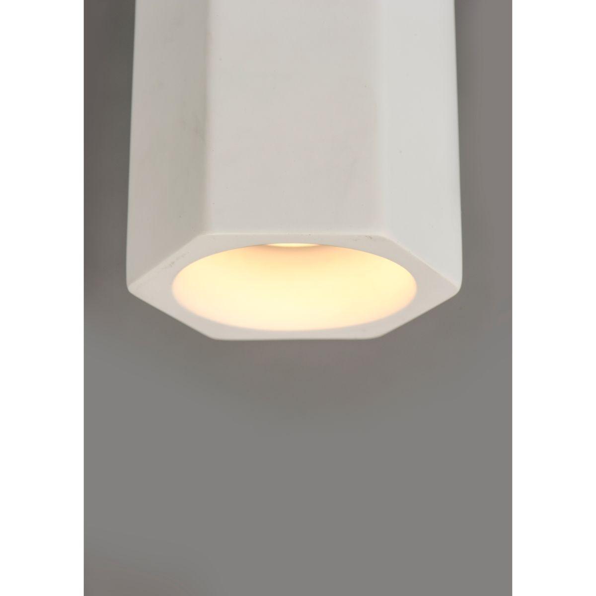 Allen 4 in. LED Pendant Light White finish