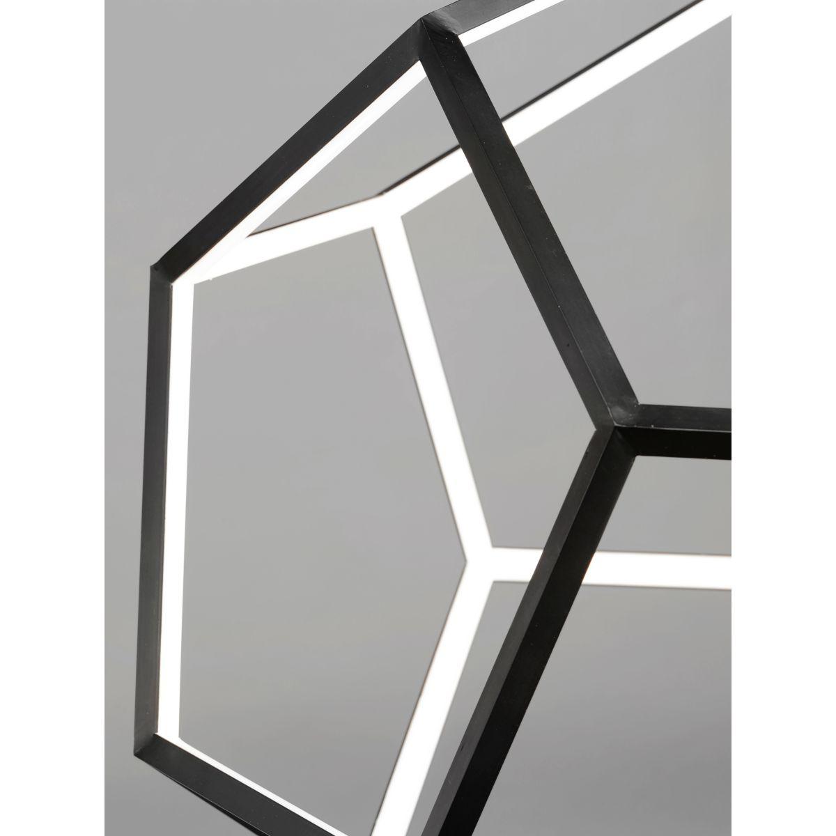 Penta 40 in. LED Pendant Light Black finish - Bees Lighting