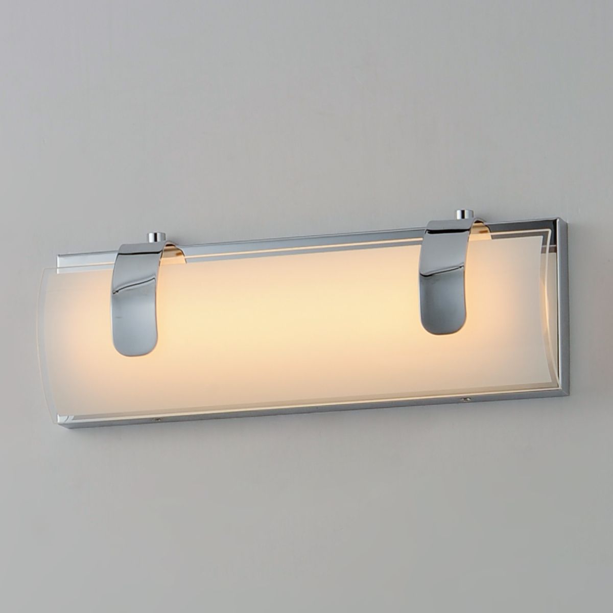 Clutch 13 in. LED Bath Bar Polished Chrome Finish - Bees Lighting