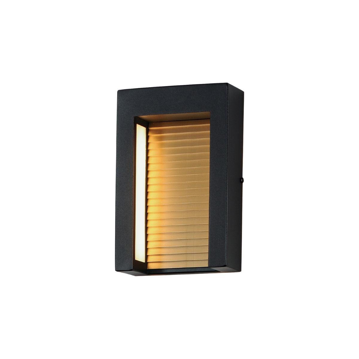 Alcove 10 in. LED Outdoor Wall Sconce 3000K Gold Finish