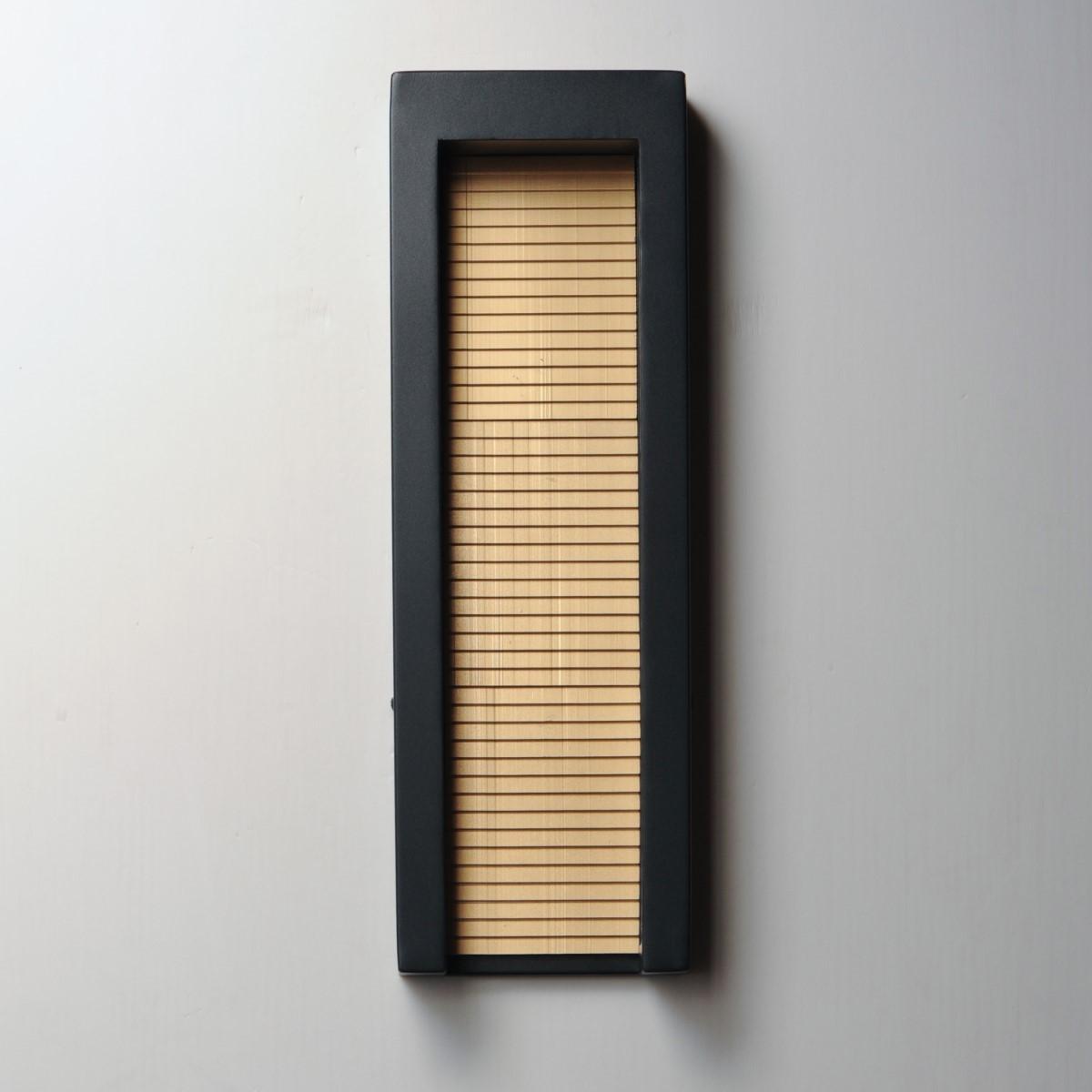 Alcove 20 in. LED Outdoor Wall Sconce 3000K Black & Gold Finish