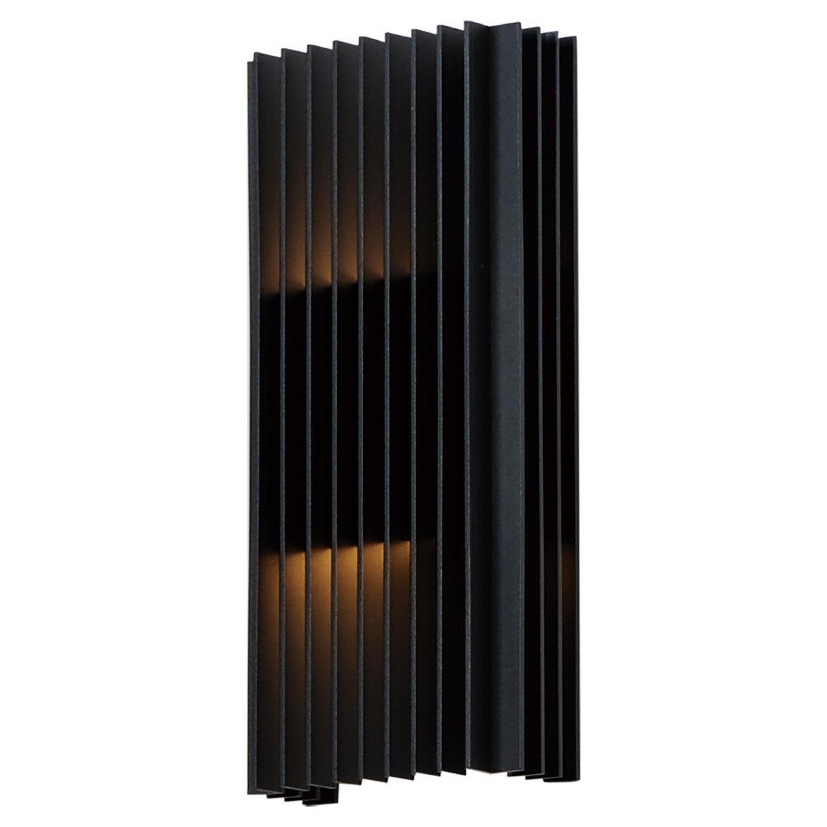 Rampart 14 in. LED Outdoor Wall Sconce 3000K Black Finish