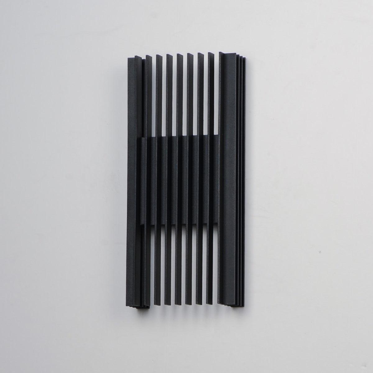 Rampart 14 in. LED Outdoor Wall Sconce 3000K Black Finish - Bees Lighting