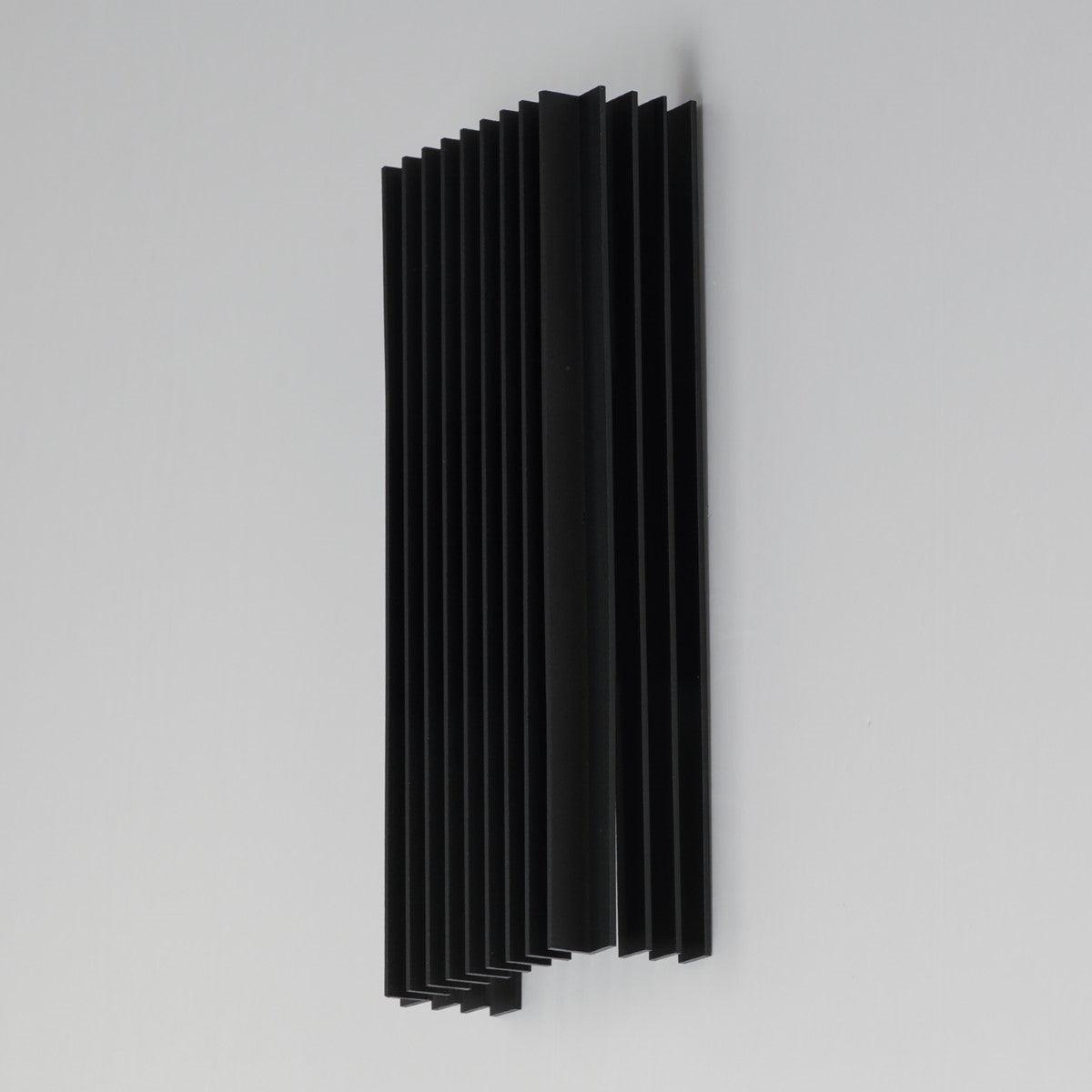 Rampart 14 in. LED Outdoor Wall Sconce 3000K Black Finish - Bees Lighting