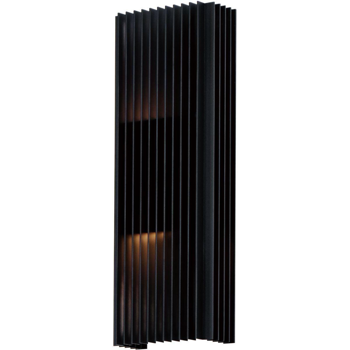 Rampart 22 in. LED Outdoor Wall Sconce 3000K Black Finish
