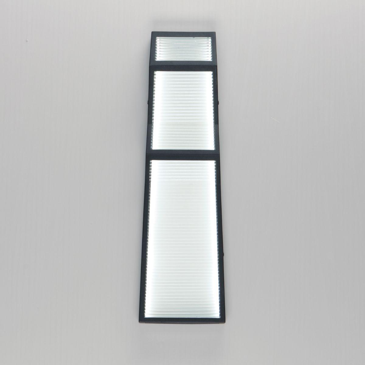 Totem 20 in. LED Outdoor Wall Sconce 3000K Black Finish - Bees Lighting