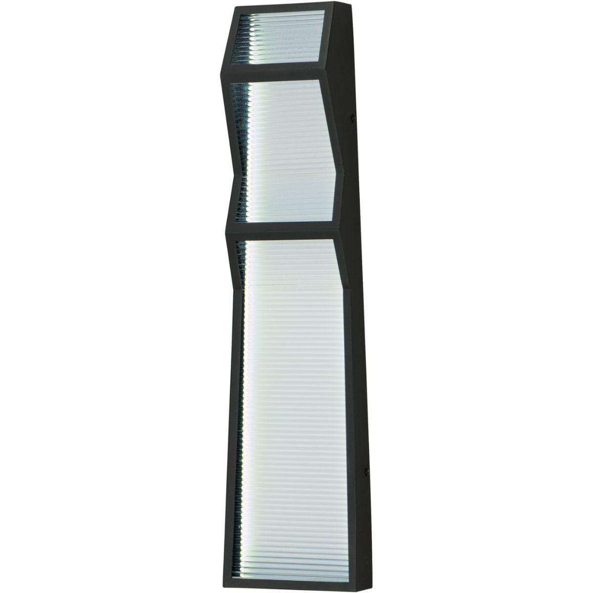 Totem 24 in. LED Outdoor Wall Sconce 3000K Black Finish - Bees Lighting