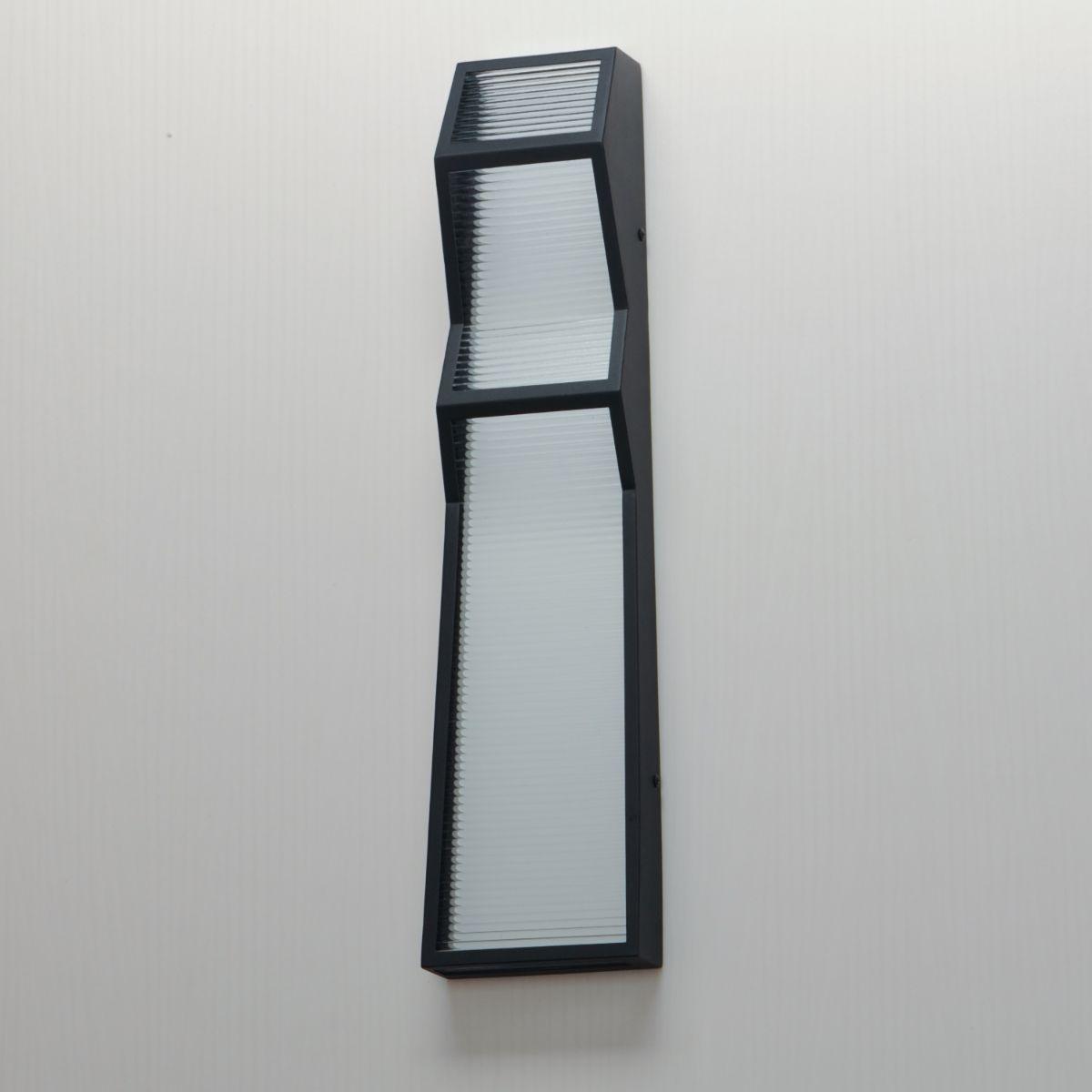 Totem 24 in. LED Outdoor Wall Sconce 3000K Black Finish - Bees Lighting