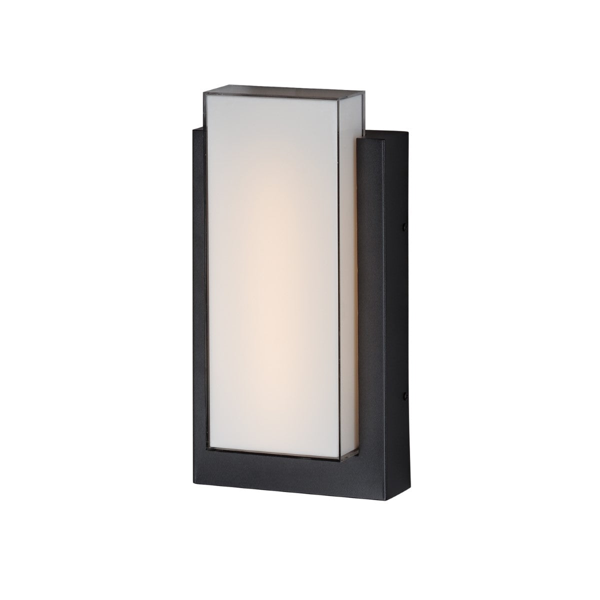 Tower 15 in. LED Outdoor Wall Sconce 3000K Black Finish