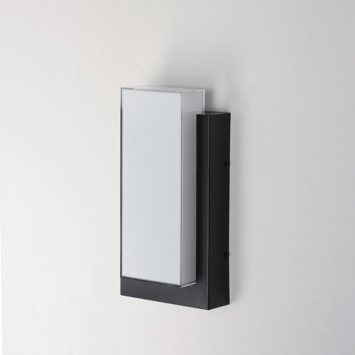 Tower 15 in. LED Outdoor Wall Sconce 3000K Black Finish