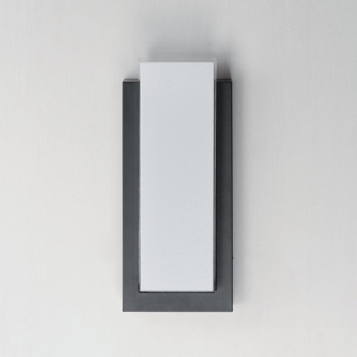 Tower 18 in. LED Outdoor Wall Sconce 3000K Black Finish