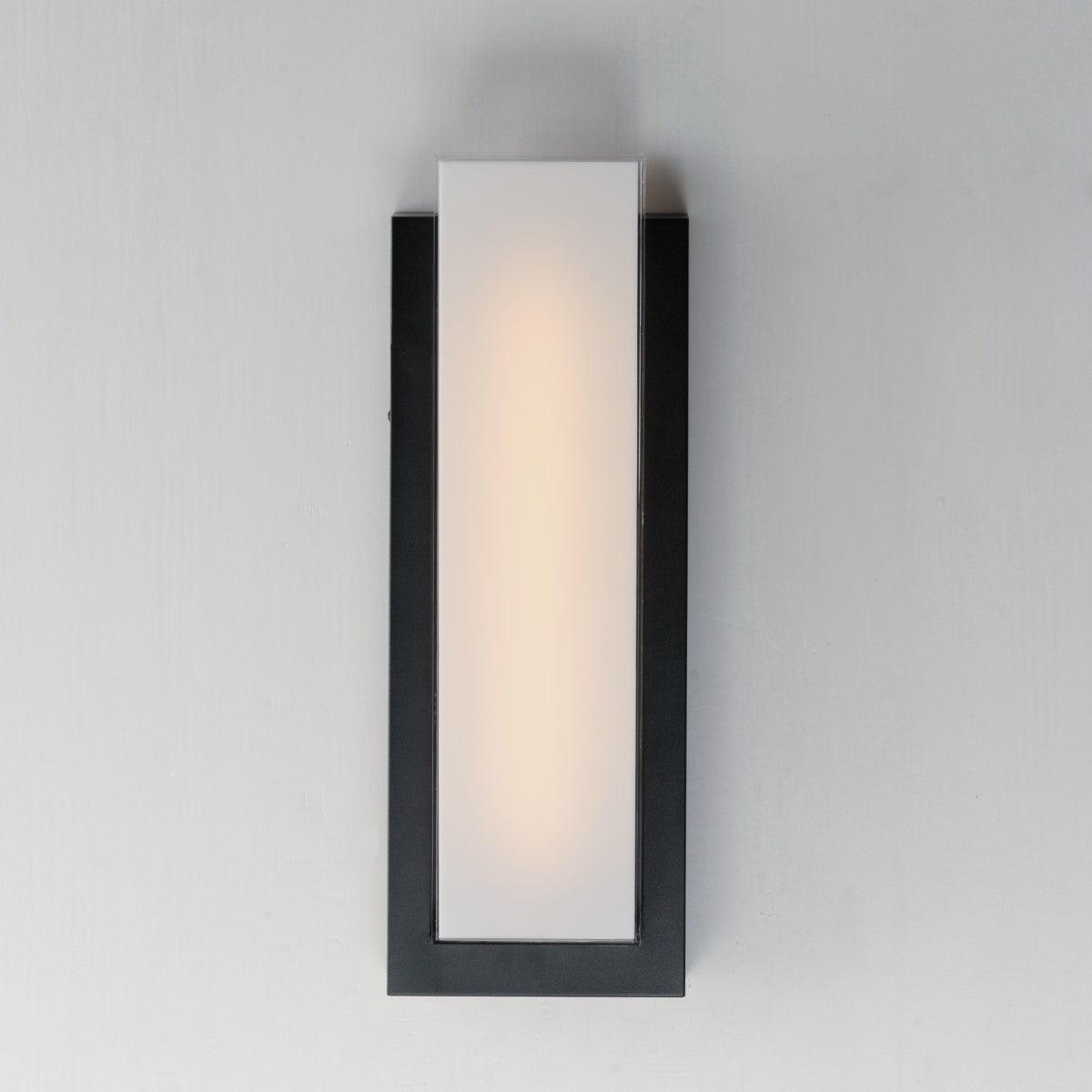 Tower 22 in. LED Outdoor Wall Sconce 3000K Black Finish