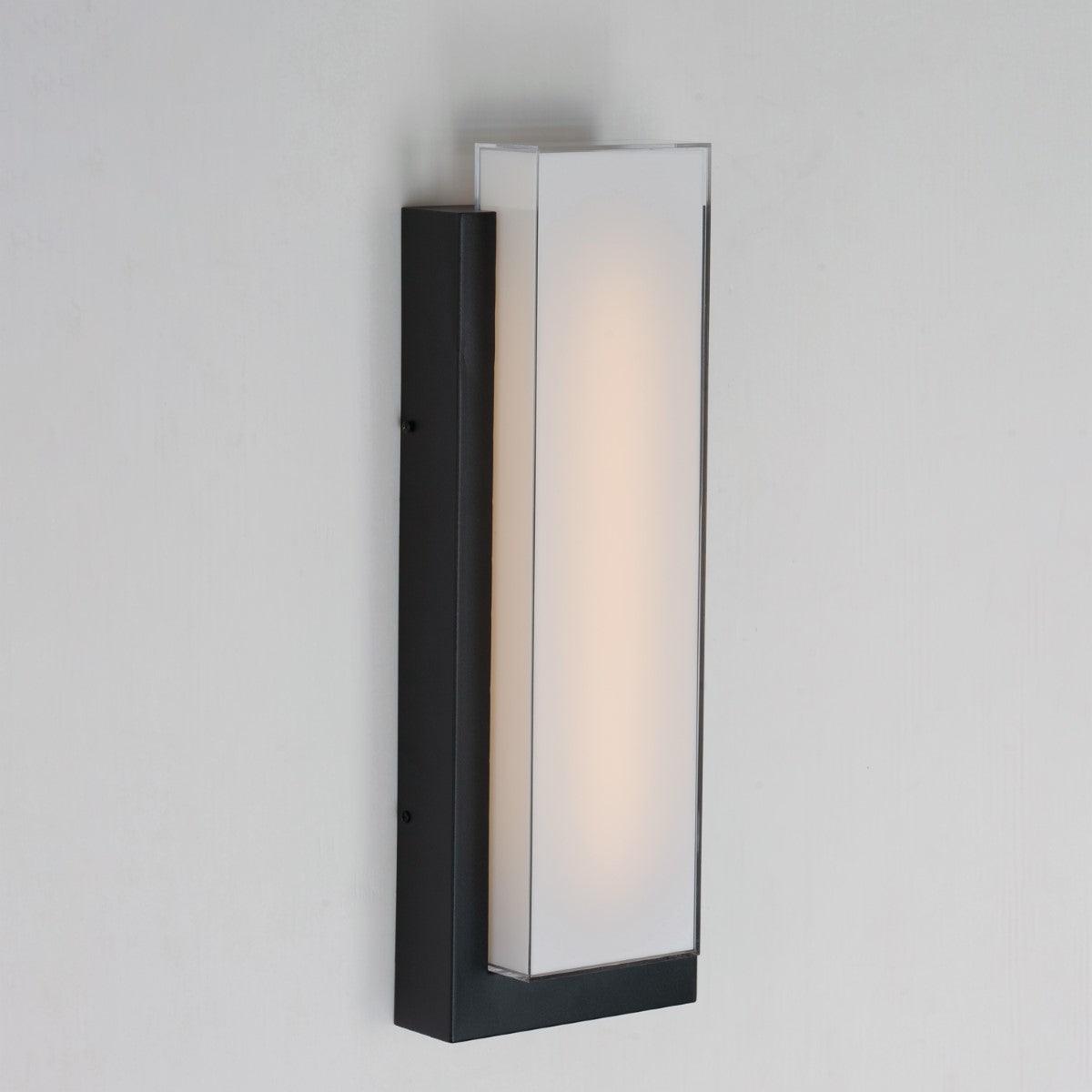 Tower 22 in. LED Outdoor Wall Sconce 3000K Black Finish - Bees Lighting