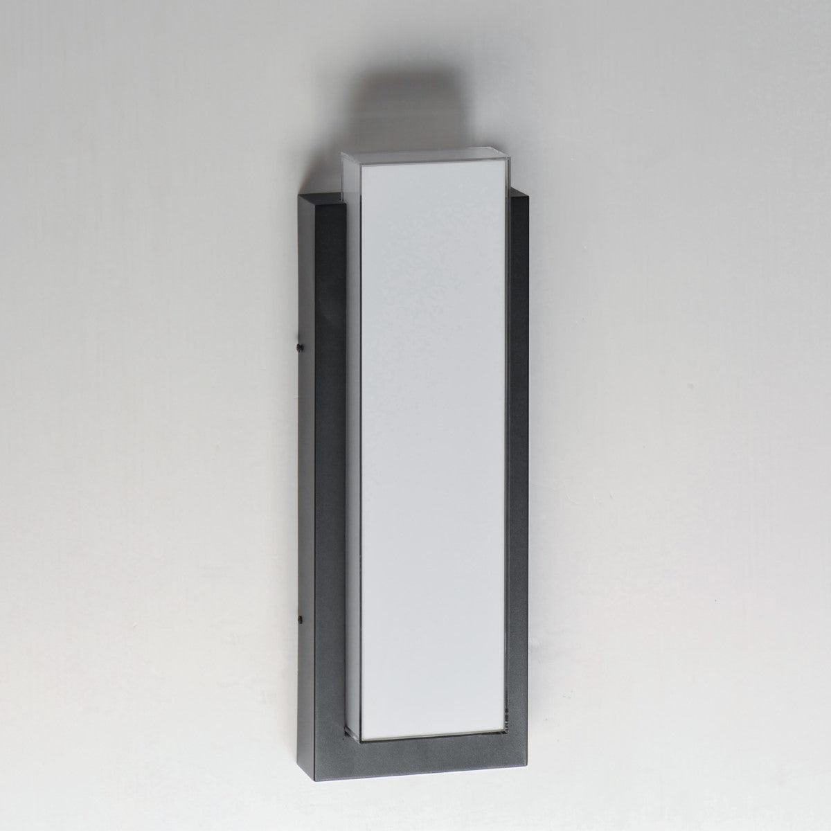 Tower 22 in. LED Outdoor Wall Sconce 3000K Black Finish