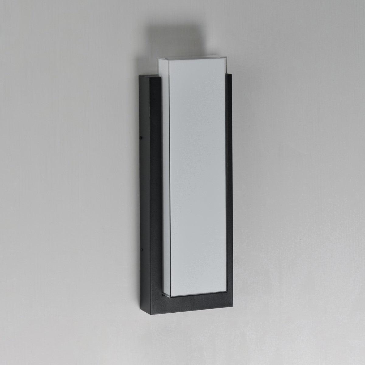 Tower 22 in. LED Outdoor Wall Sconce 3000K Black Finish