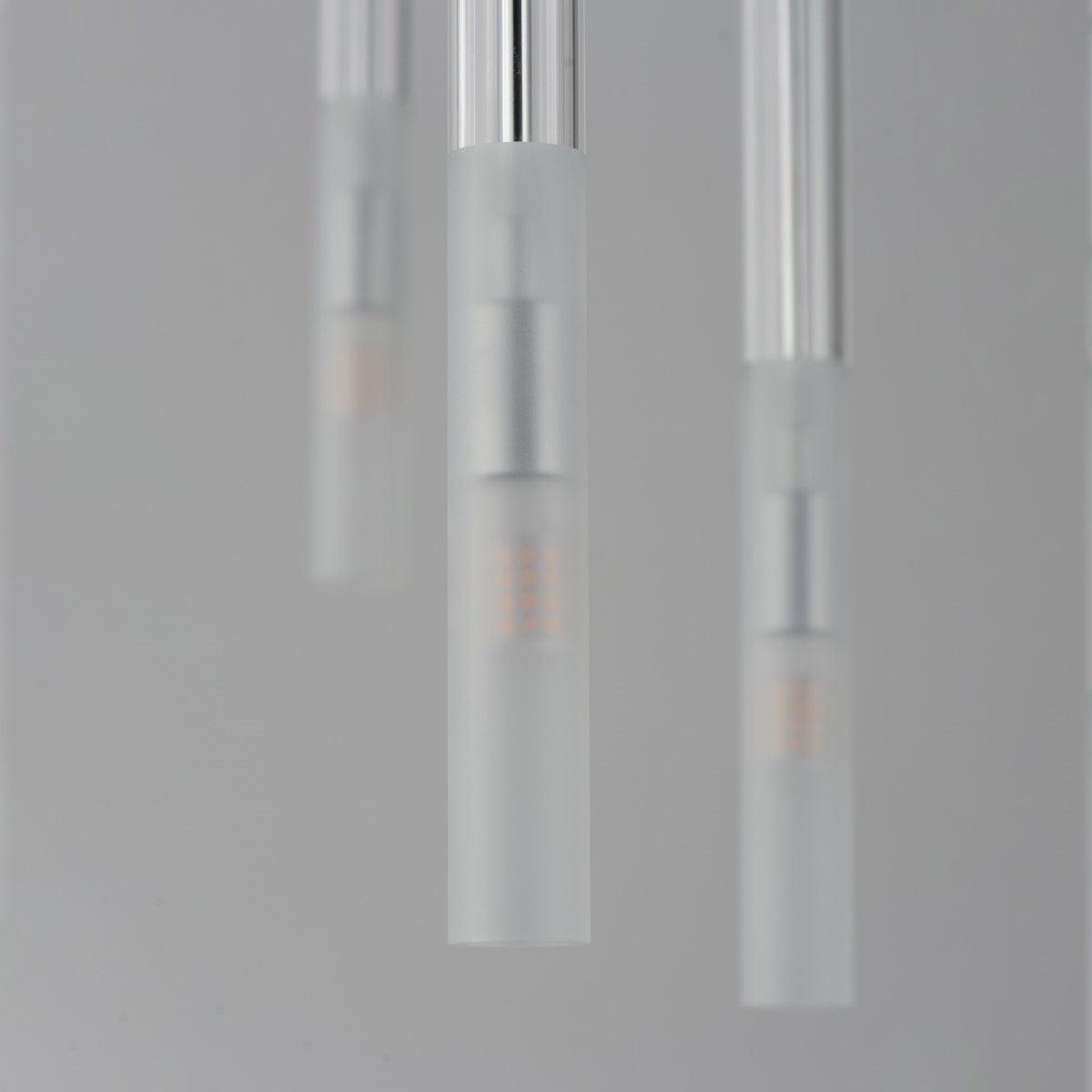 Pipette 18 in. 3-Light LED Pendant Light, Polished Chrome - Bees Lighting
