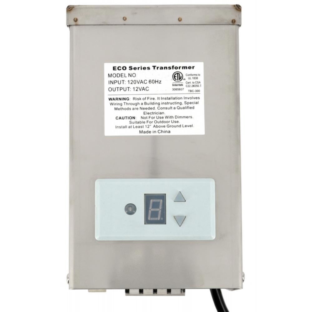200-Watt Outdoor Landscape Transformer with Timer and Photocell | Plus Series - Bees Lighting