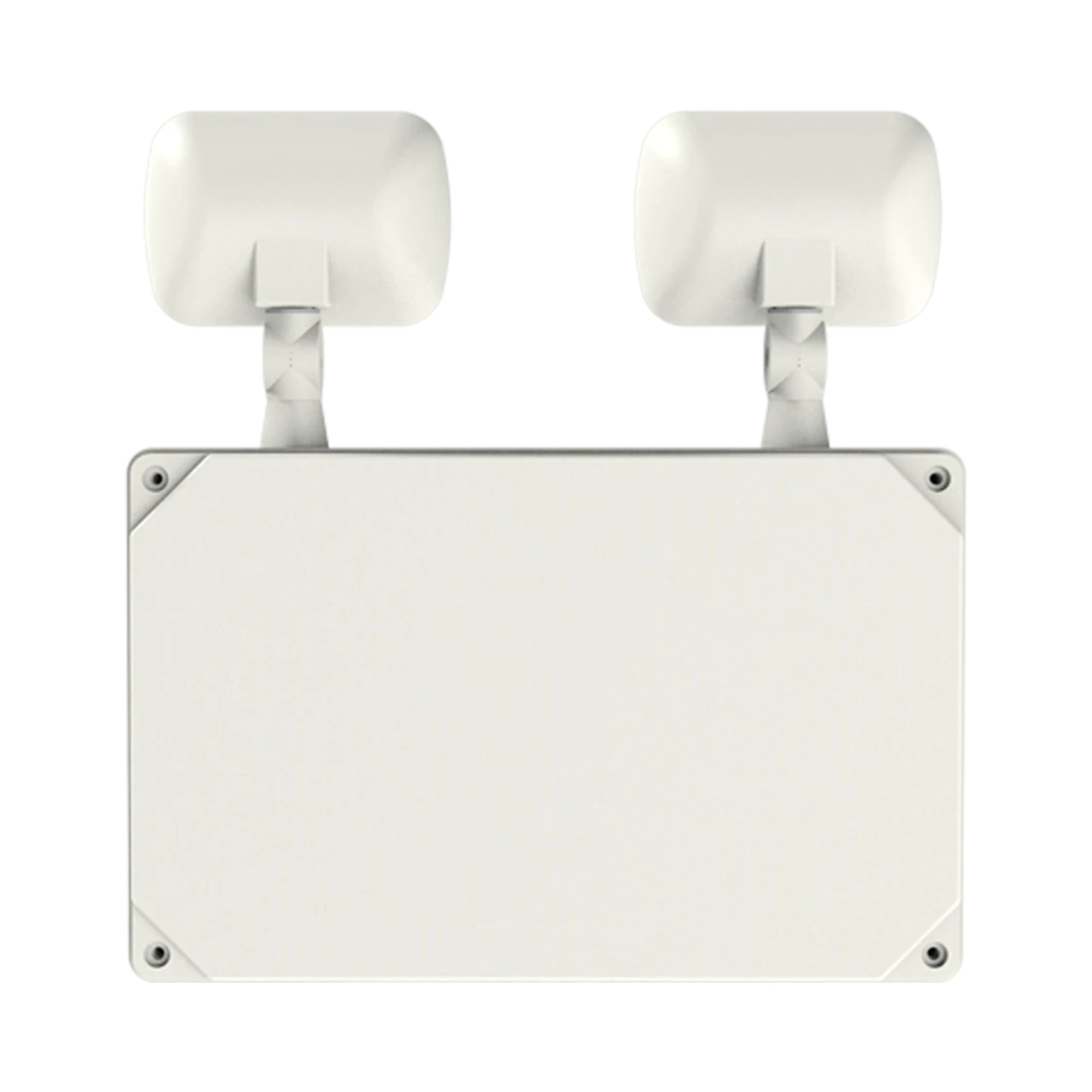 RAB ECOMBOOUT Red Letter Emergency Exit Combo 90-Min Battery Backup 120/277V Wall Mount White