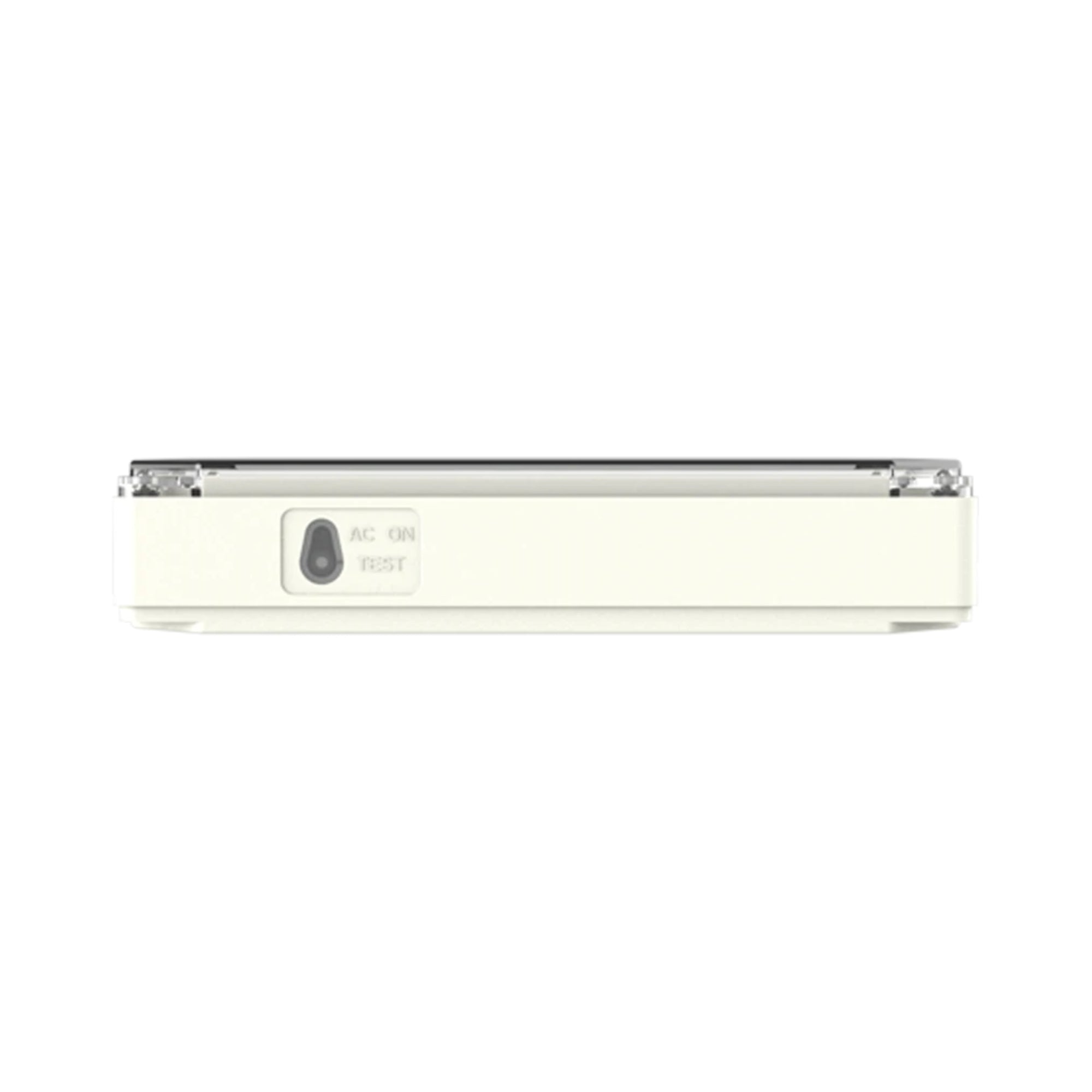 RAB ECOMBOOUT Red Letter Emergency Exit Combo 90-Min Battery Backup 120/277V Wall Mount White