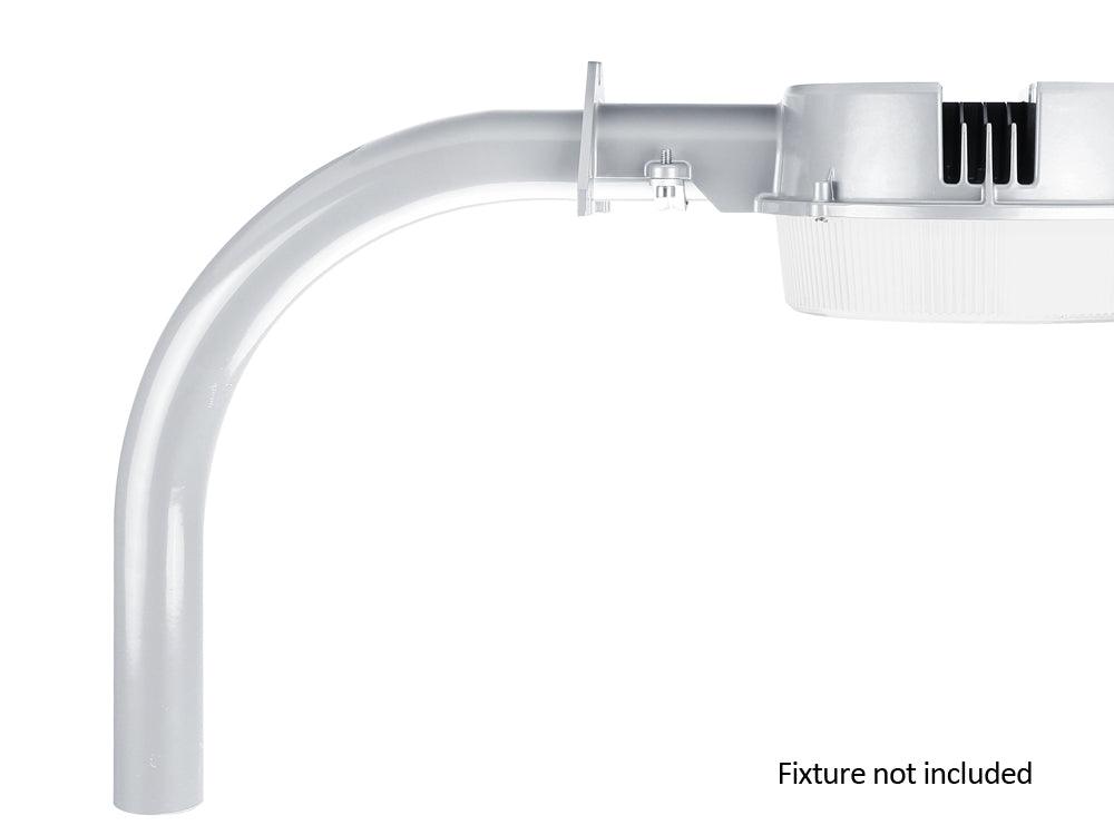 Pole Mount Arm, Silver - Bees Lighting