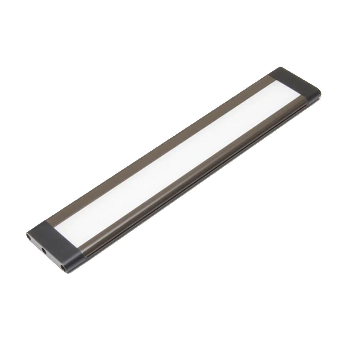 SlimEdge 32 Inch LED Under Cabinet Light, 3000K, 24VDC, 750 Lumens, Bronze - Bees Lighting