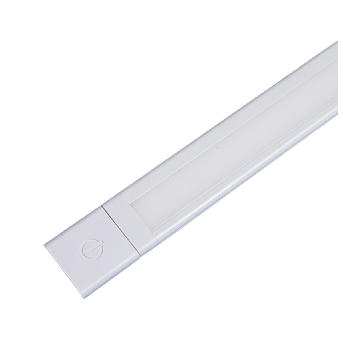 SlimEdge 8 Inch LED Under Cabinet Light, 2700K, 24VDC, 150 Lumens, White - Bees Lighting