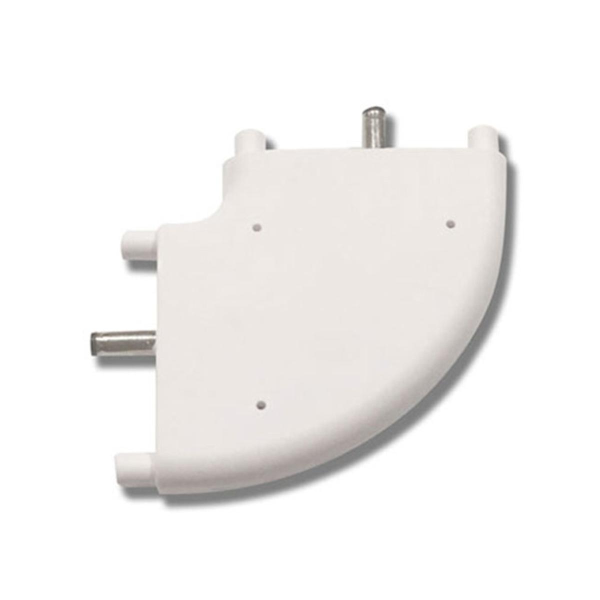90° Connector For SlimEdge LightBars, White - Bees Lighting
