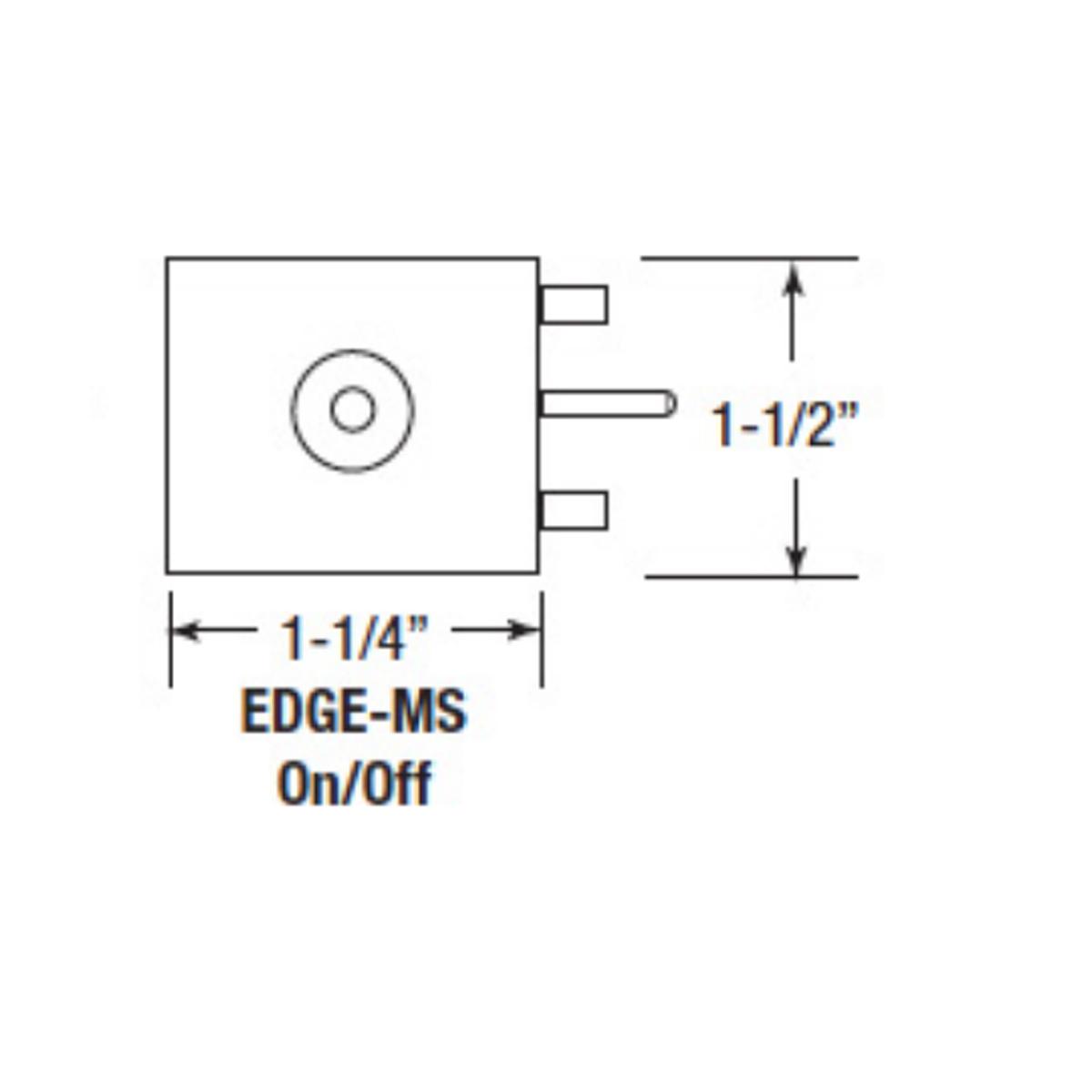Mechanical Switch On/Off For SlimEdge LightBars, White - Bees Lighting