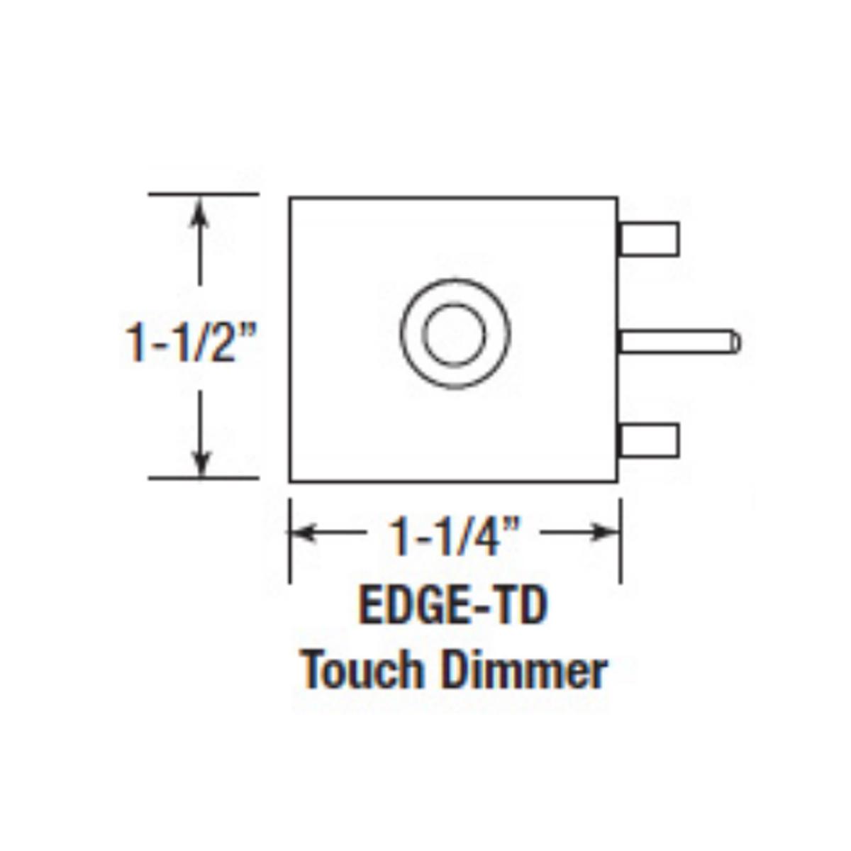 Touch Dimmer For SlimEdge LightBars, Black