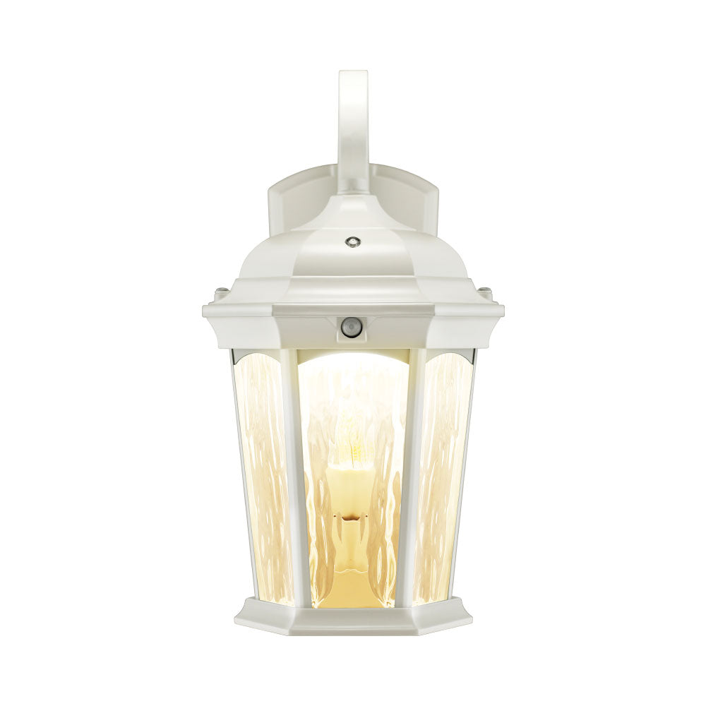 15 in. LED Outdoor Wall Lantern 1200 Lumens 3000K White finish - Bees Lighting