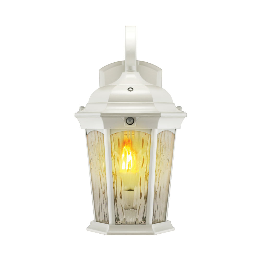 15 in. LED Outdoor Wall Lantern 1200 Lumens 3000K White finish - Bees Lighting