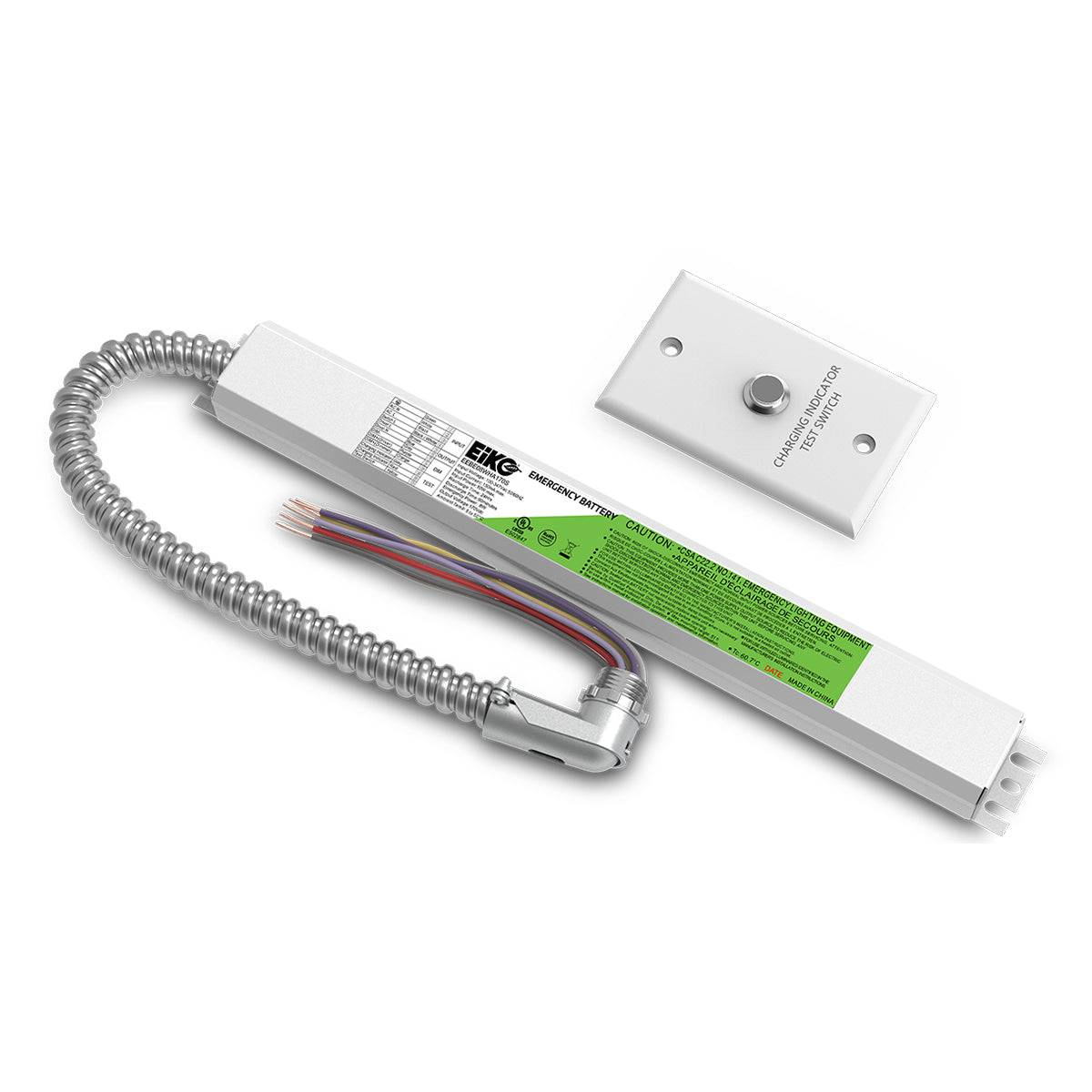 LED Emergency Driver, 18 Watts Output, 170V DC High Voltage Output, Single Flex-Conduit - Bees Lighting