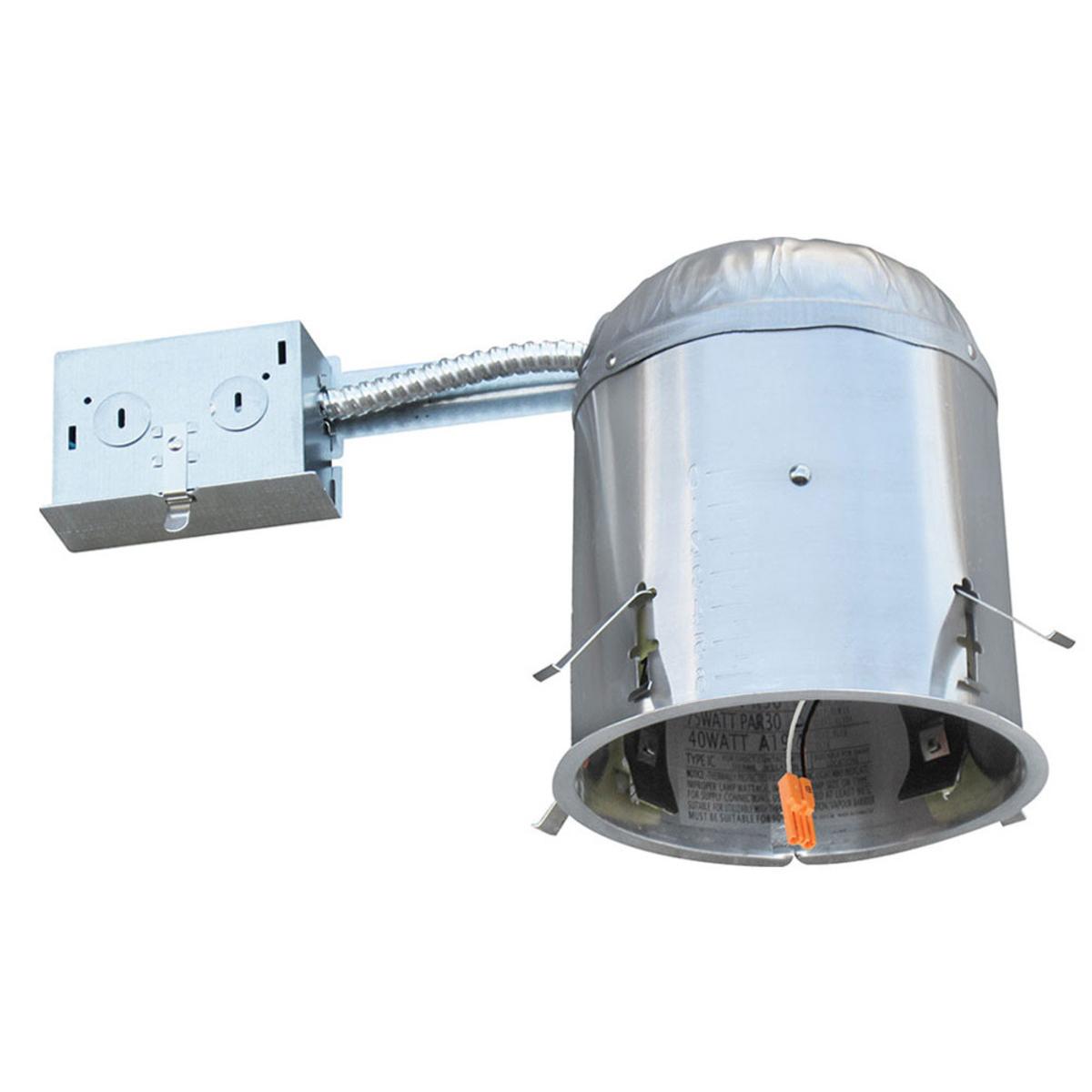 LED Remodel Housing, 5 in, IC Air-Tight, Quick Connect, 120V