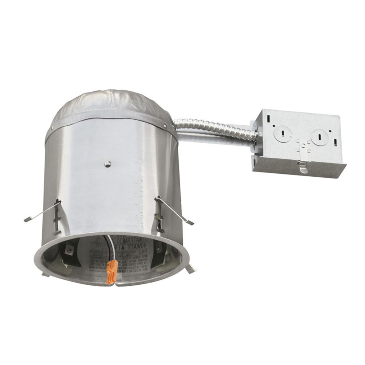 LED Remodel Housing, 6 in, IC Air-Tight, Quick Connect, 120V