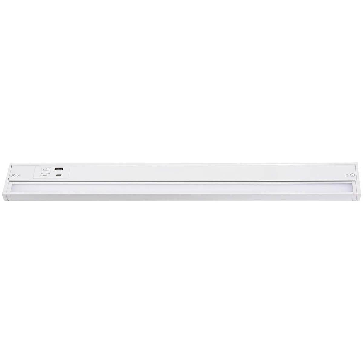Elena 22 inch Swivel LED Under Cabinet Light, 12 watts, 805 Lumens, Selectable CCT 2700K to 5000K, 120V