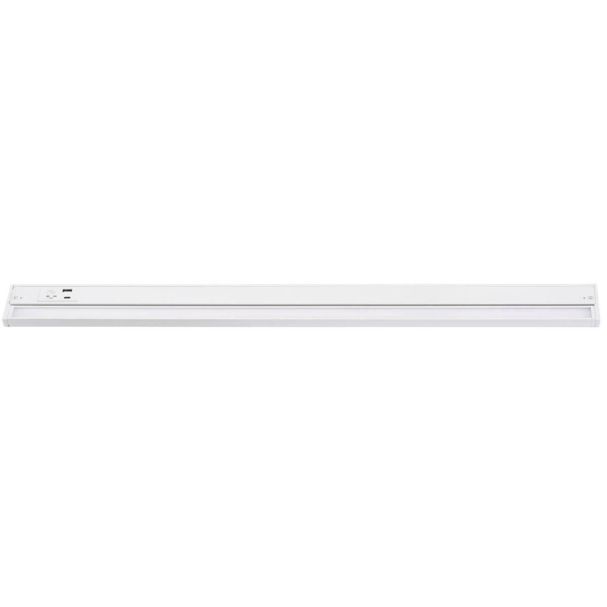 Elena 32-Inch Under Cabinet LED Light, Selectable CCT 2700K to 5000K, 120V, White - Bees Lighting