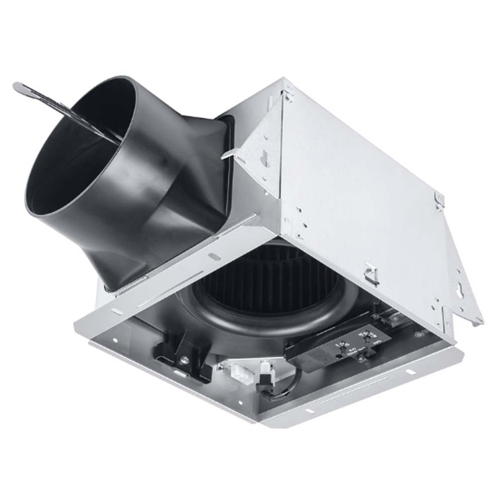 Delta BreezElite 80-110 CFM Adjustable Speed Bathroom Exhaust Fan With Dimmable LED Light and Humidity Sensor - Bees Lighting