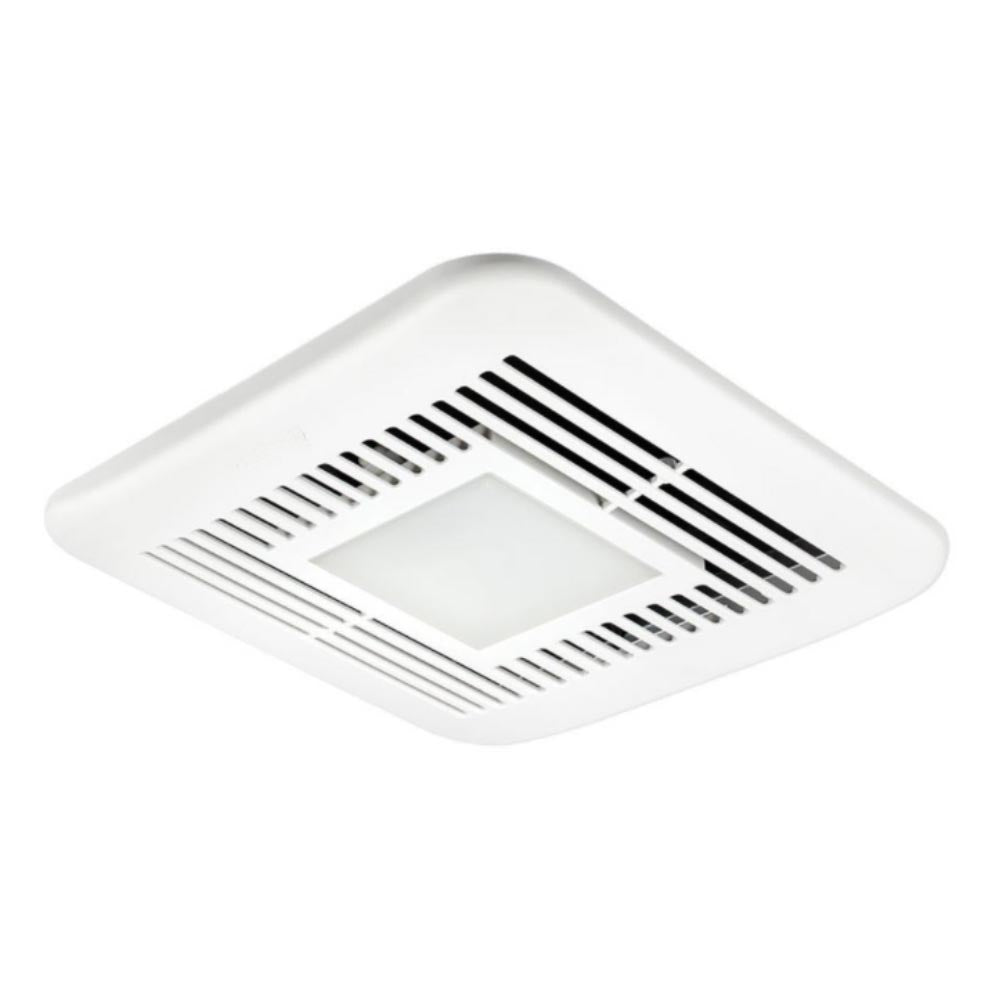 Delta BreezElite 80-110 CFM Adjustable Speed Bathroom Exhaust Fan With Dimmable LED Light, Motion and Humidity Sensor - Bees Lighting