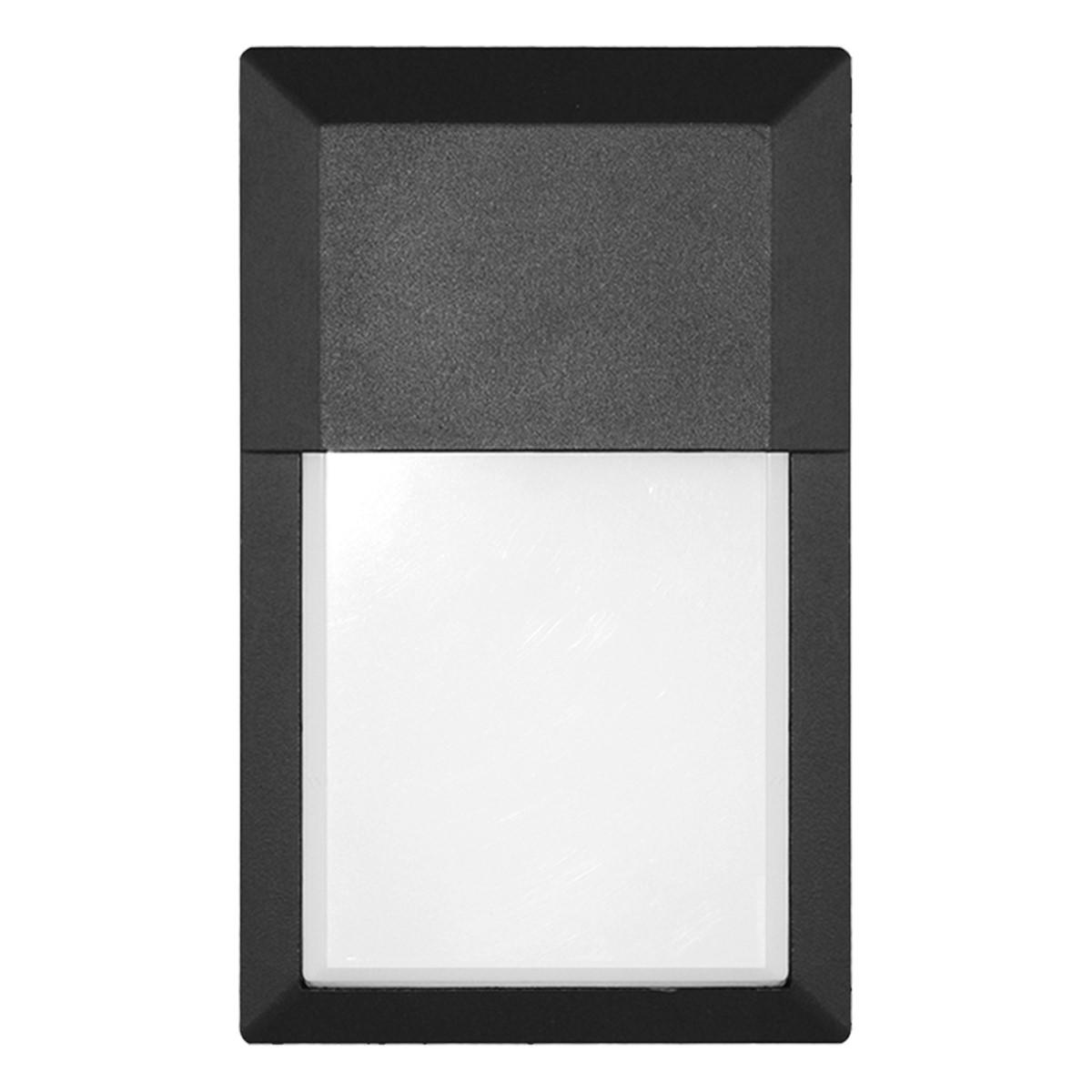 LED Mini Wall Pack With Photocell 16 Watts 1,600 Lumens 5 CCT Selectable 120V