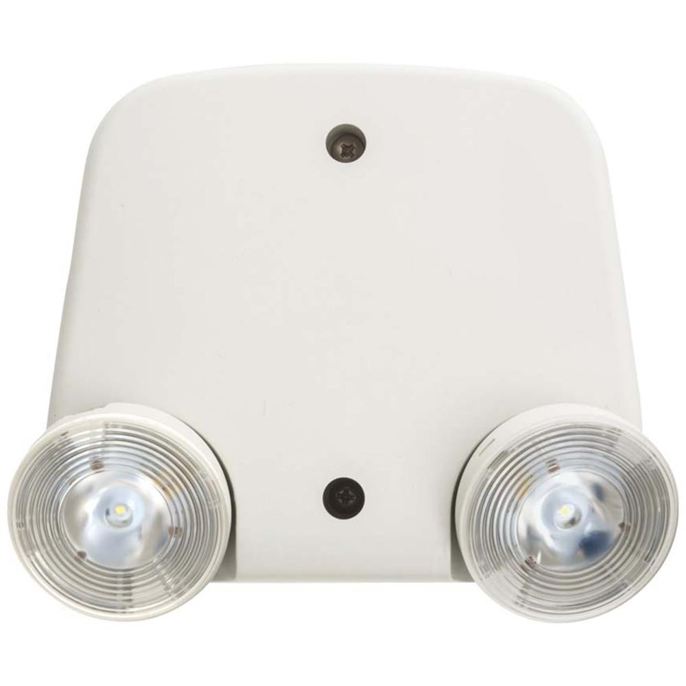 LED Remote Emergency Light Double Lamp Fully Adjustable, White - Bees Lighting