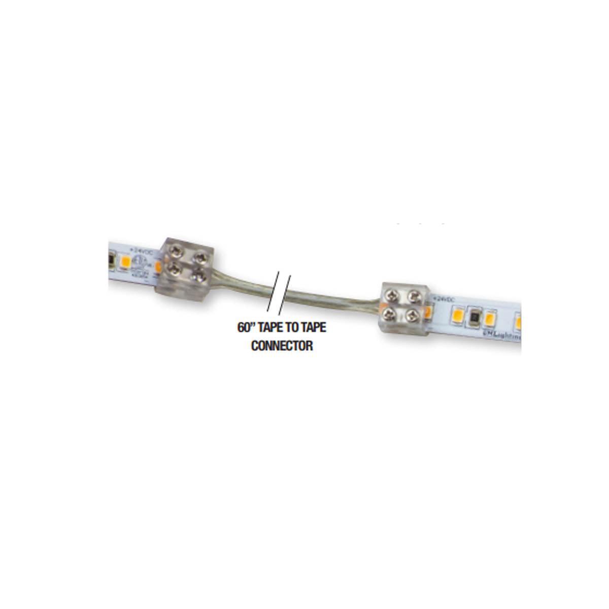 Sure-Tite 60in. Adjustable Tape to Tape Connector for LTR Tape Light Series - Bees Lighting