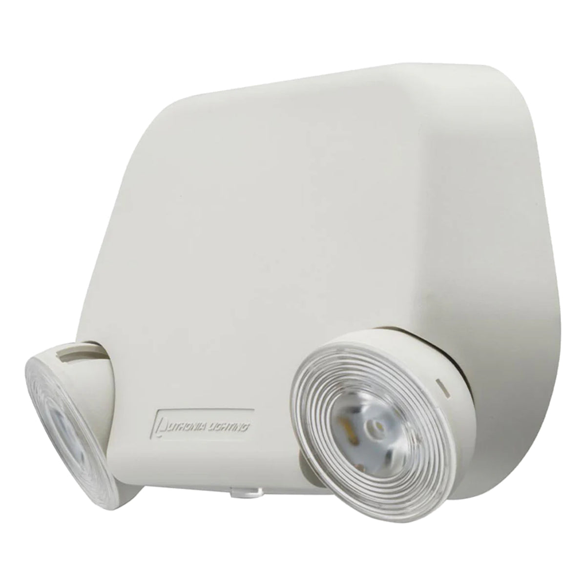 LED Emergency Light, 1.5 Watts, 2 Adjustable Light Heads, 120-277V, Remote Capable, White - Bees Lighting