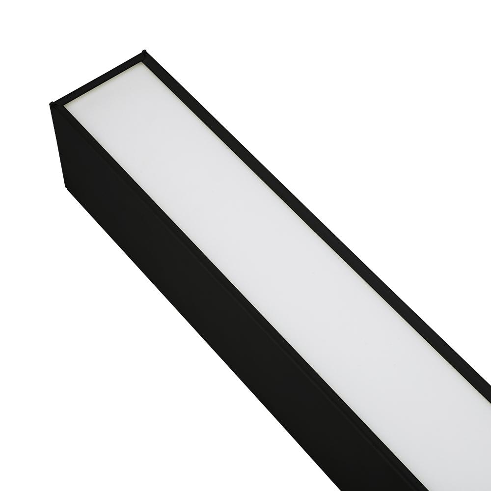 4ft LED Strip Light Fixture, 4550 Down light Lumens, 1950 Up Light Lumens, 50 Watts, 30K/40K/50K, 120-277V - Bees Lighting