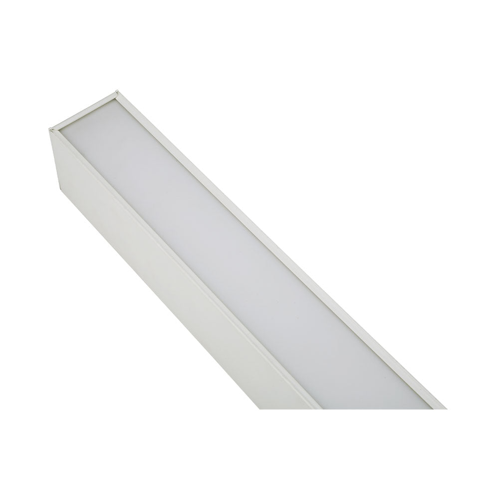 4ft LED Strip Light Fixture, 4550 Down light Lumens, 1950 Up Light Lumens, 50 Watts, 30K/40K/50K, 120-277V - Bees Lighting